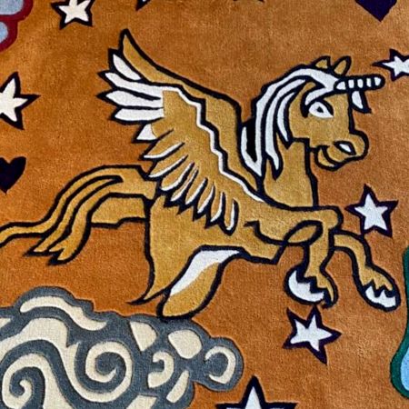 Starry Sky Fantasy Wool Rug